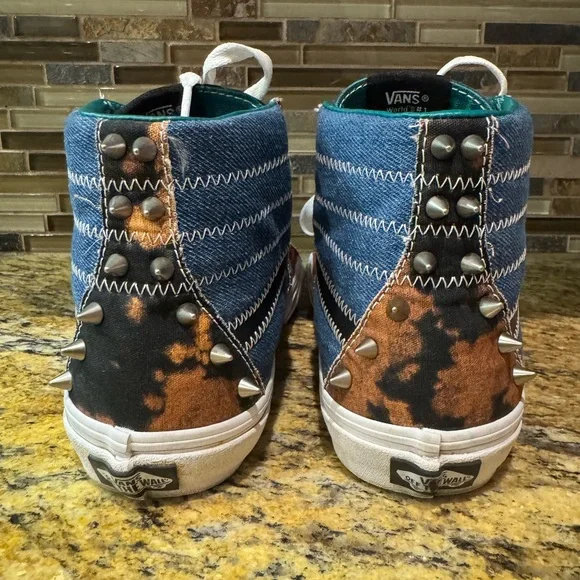 Vans Sk8-Hi Tartan Daze Punk Hi-Top Sneakers Shoes Size Men 5.5 EU size 37 - Picture 4 of 10